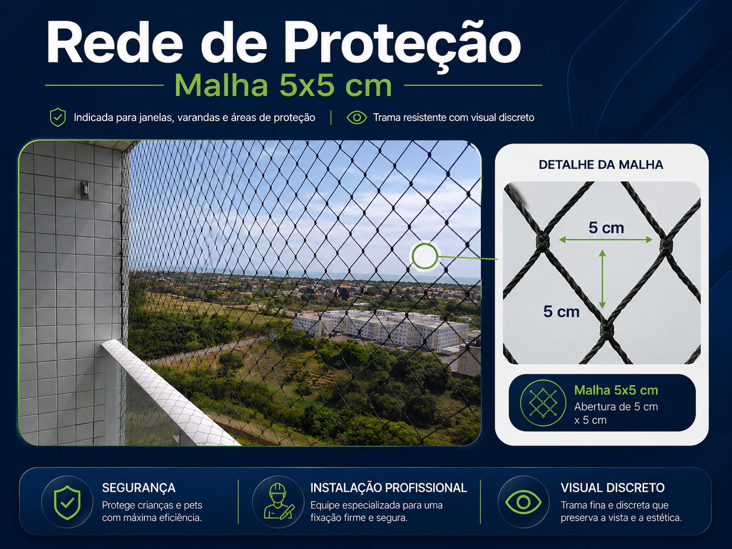 Rede de proteção resistente